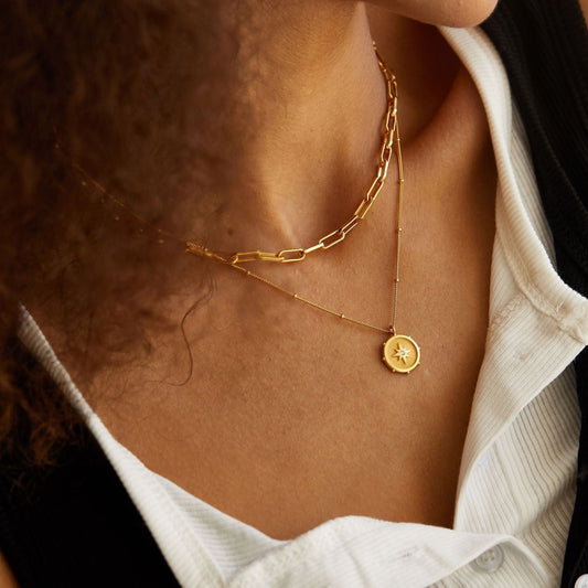 Collier Celeste Medallion