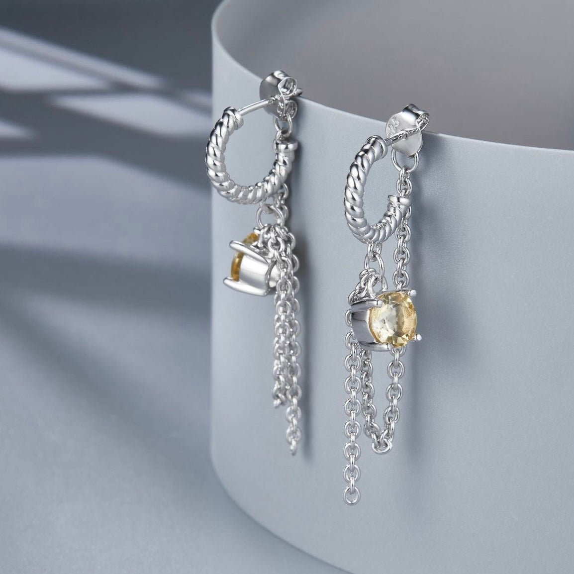 Boucles d’oreilles Sillage d’Argent