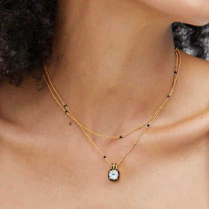 Collier Amulette à Pois Bare Luxe