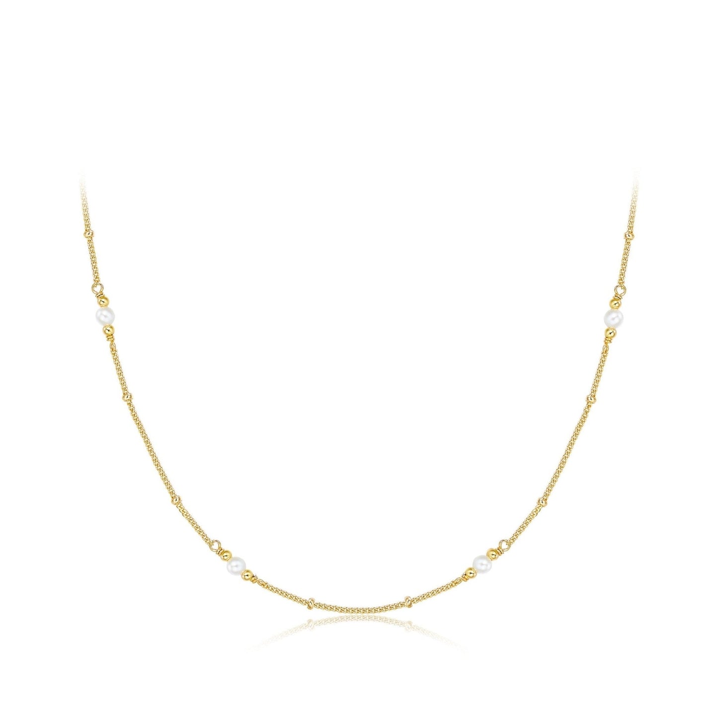 Bare Luxe – Pearl Path Necklace