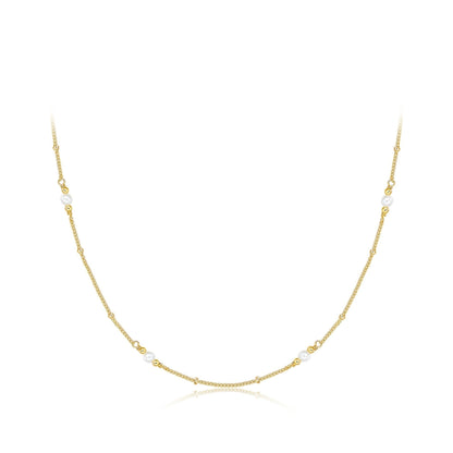 Bare Luxe – Pearl Path Necklace
