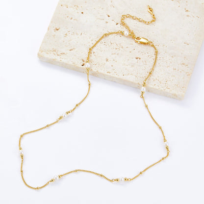 Bare Luxe – Pearl Path Necklace