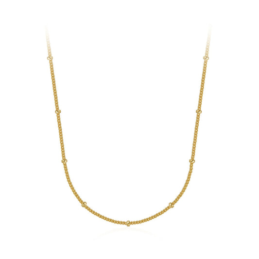 Bare Luxe – Collar de cadena Satellite
