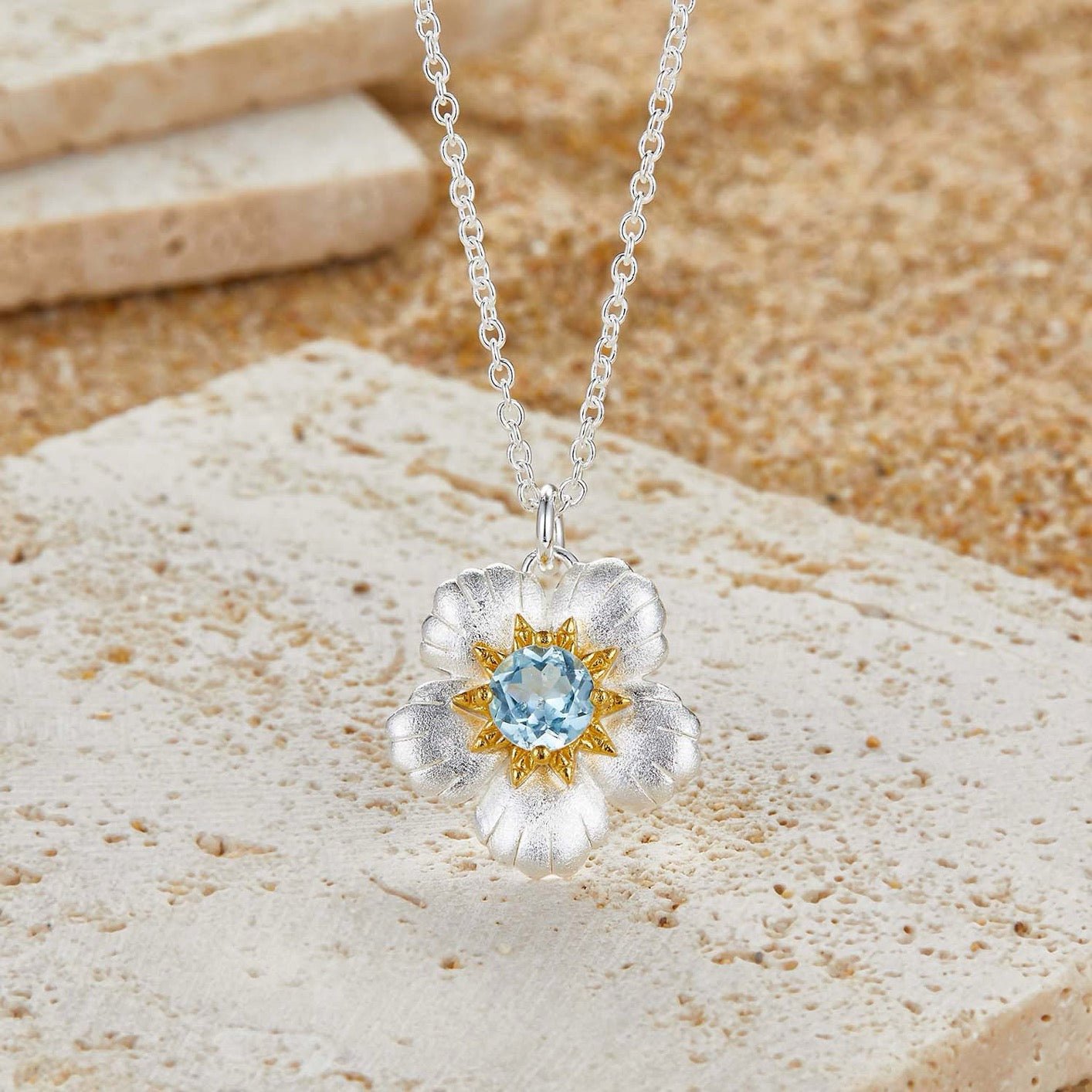 Collier Bleu de Jardin