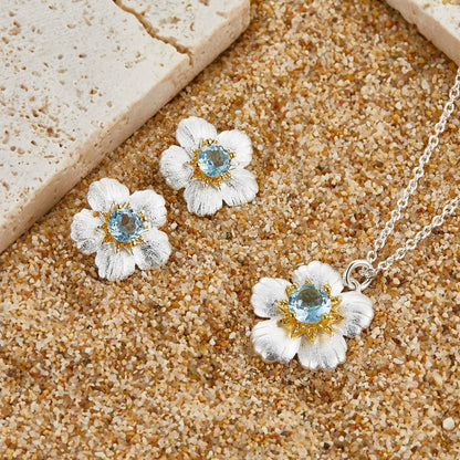 Collier Bleu de Jardin