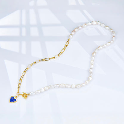 Collar Bleu et Blanc
