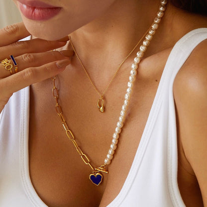 Collar Bleu et Blanc