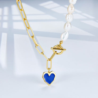 Collar Bleu et Blanc