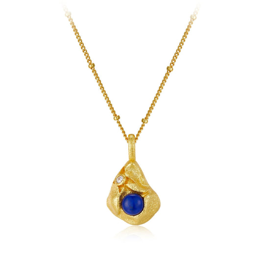 Blue Ember Necklace