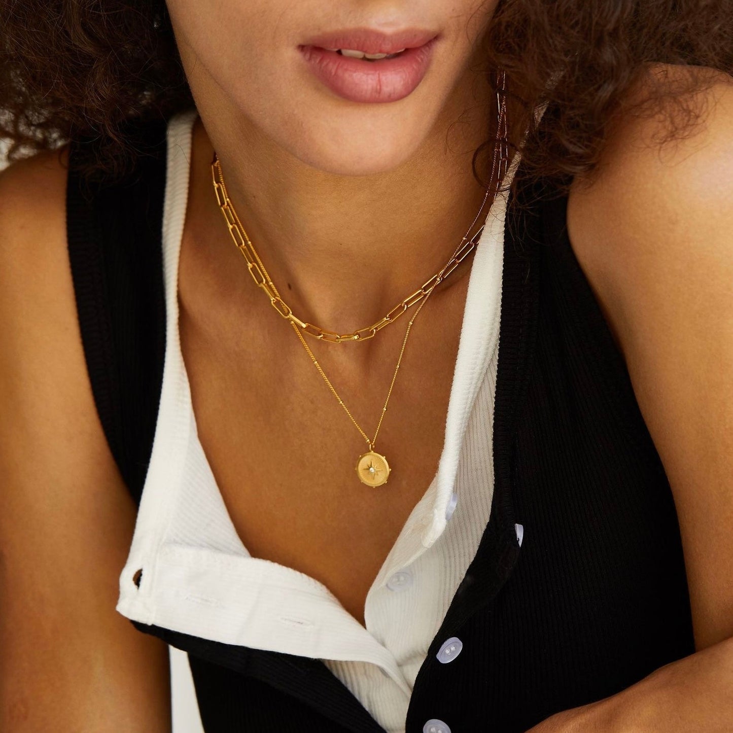 Collier Celeste Medallion