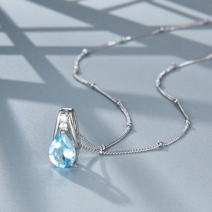 Frozen-Dewdrop-Halskette