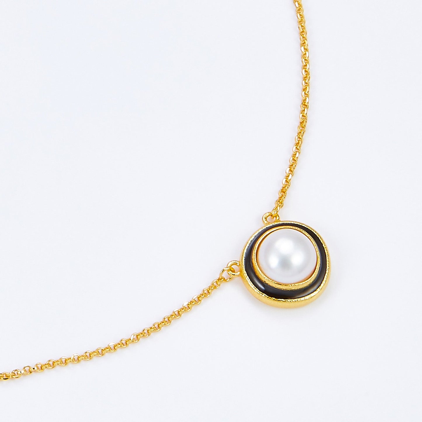 Collier Halo Noir