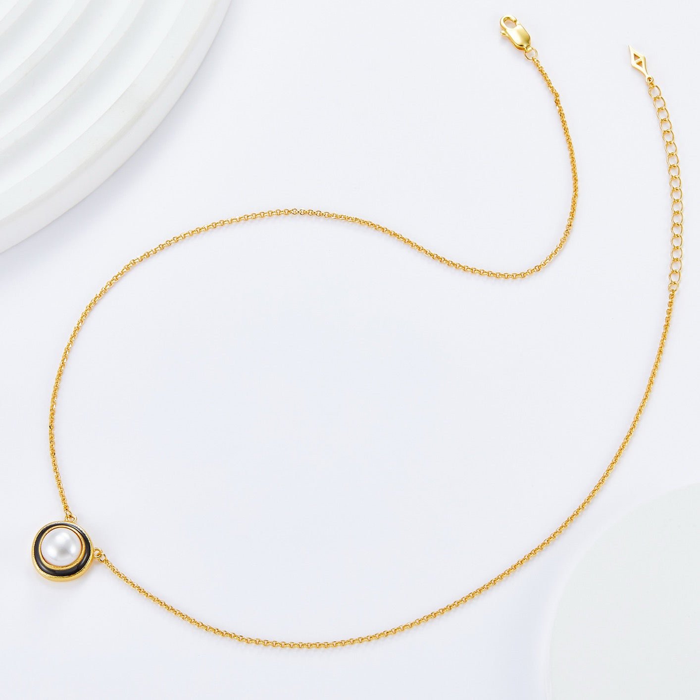Collier Halo Noir