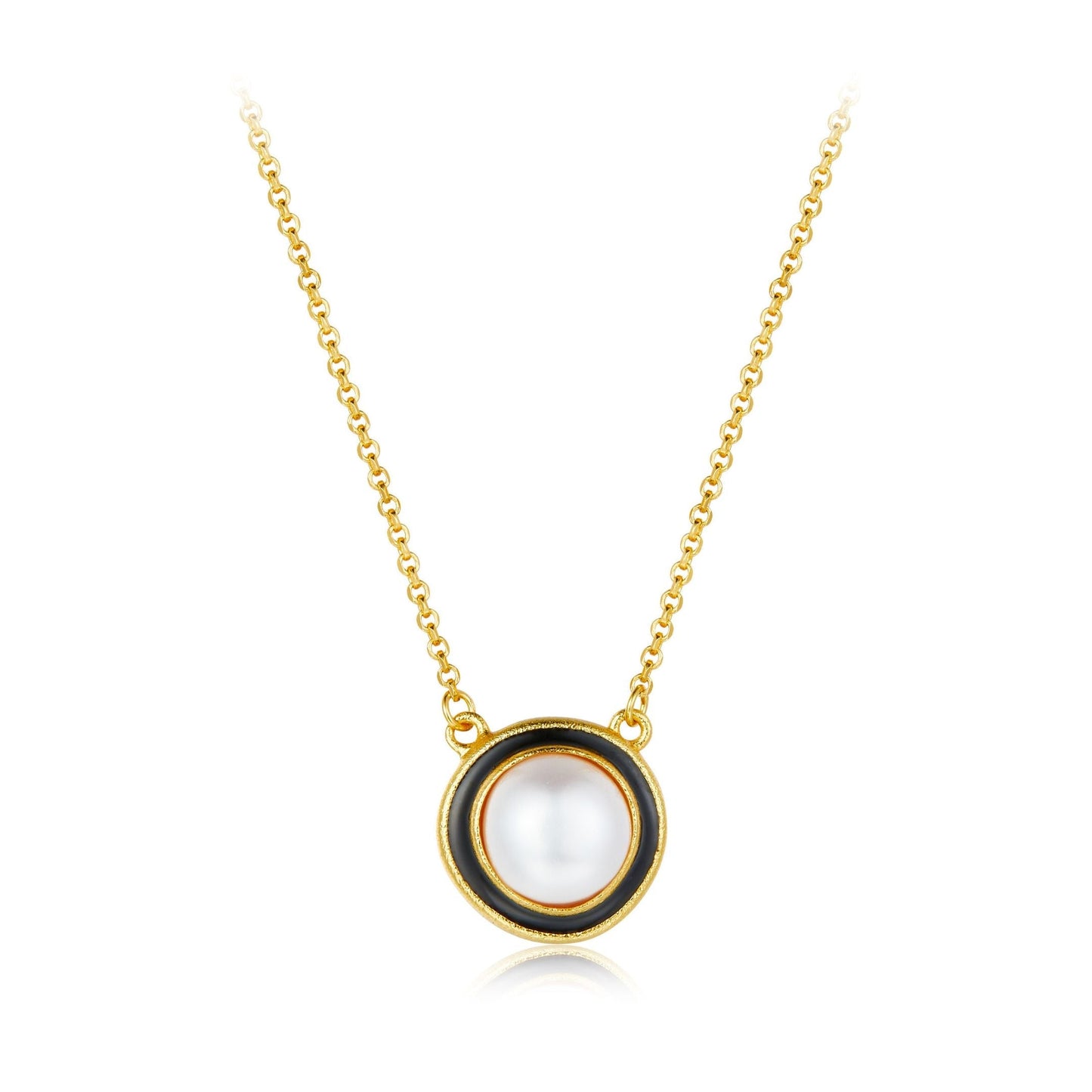 Collier Halo Noir