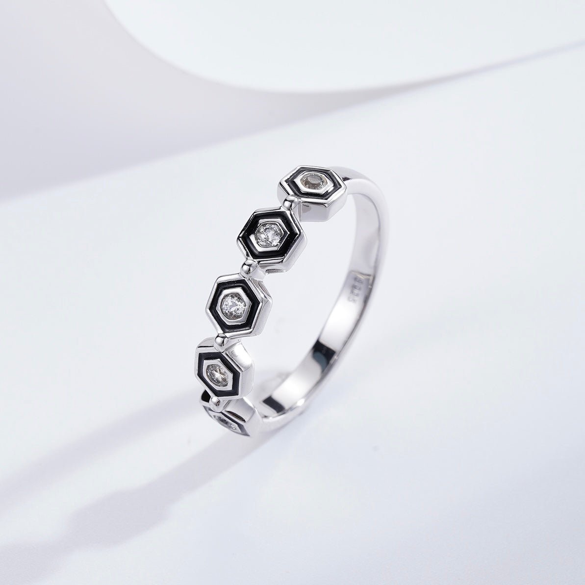 Anillo Hexa Negra