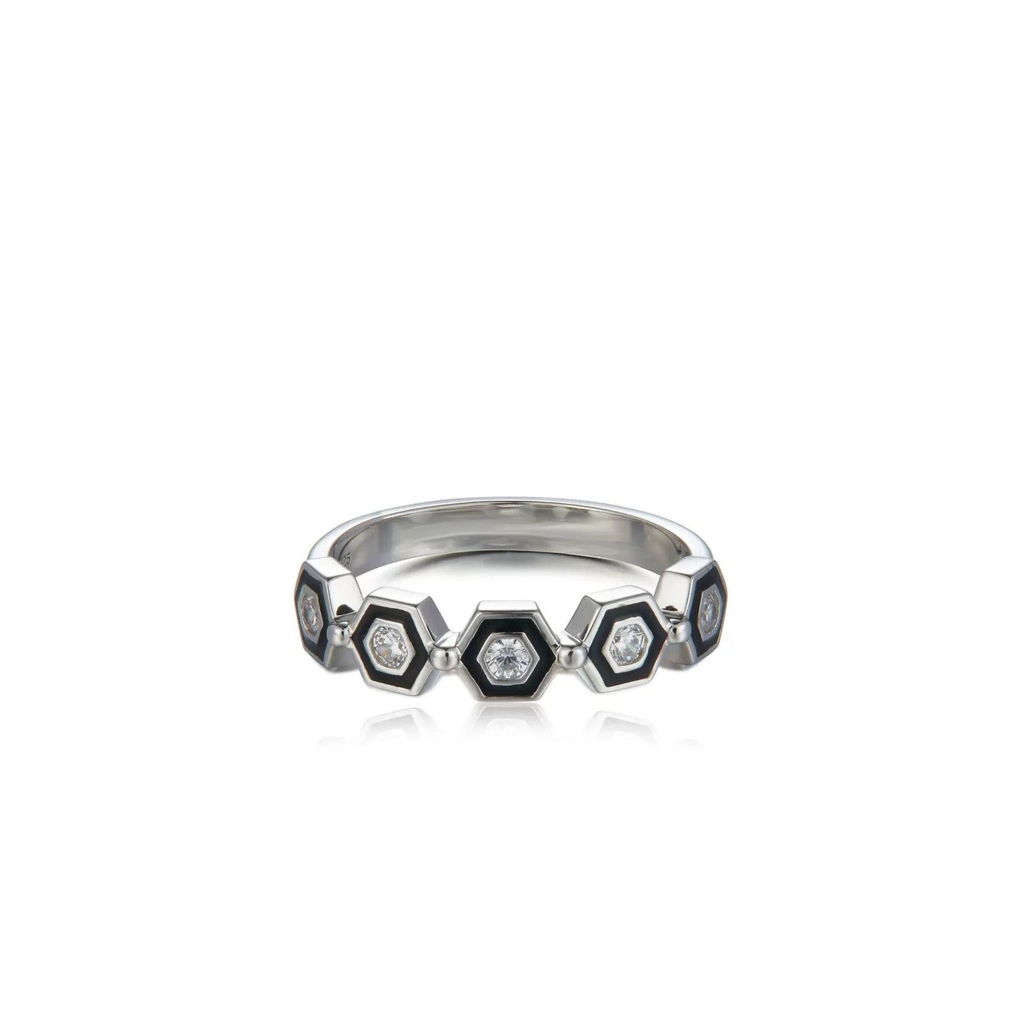 Anillo Hexa Negra