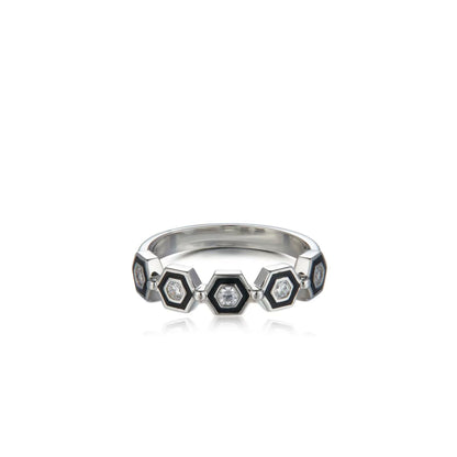 Anillo Hexa Negra