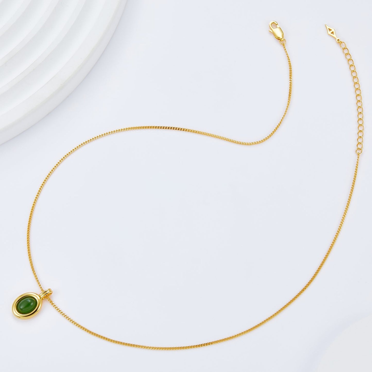 Collar Jade Ovale