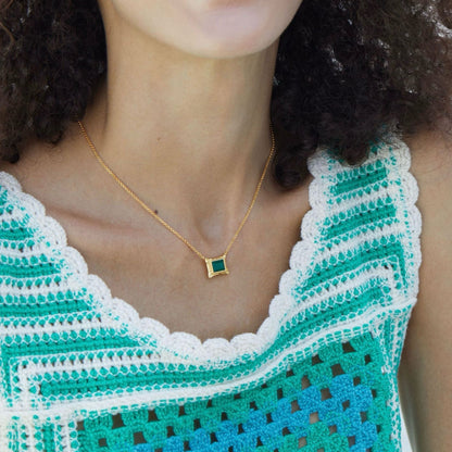 Sahara Green Necklace
