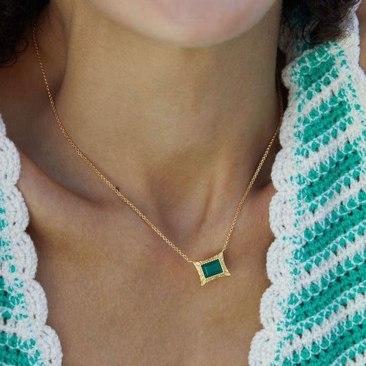 Sahara Green Necklace