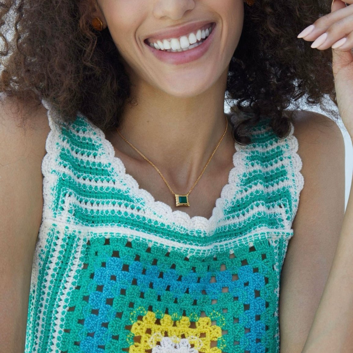 Sahara Green Necklace