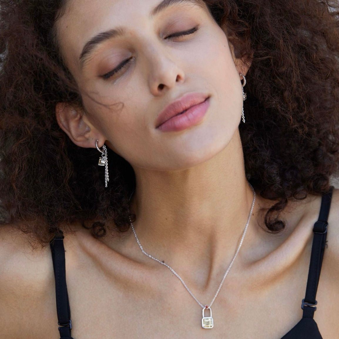 Boucles d’oreilles Sillage d’Argent