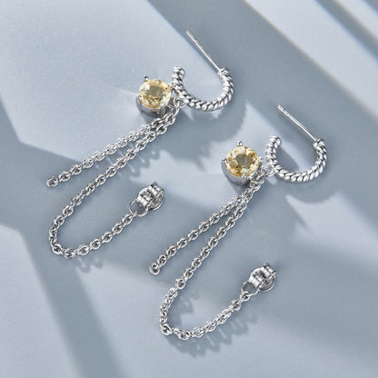 Boucles d’oreilles Sillage d’Argent