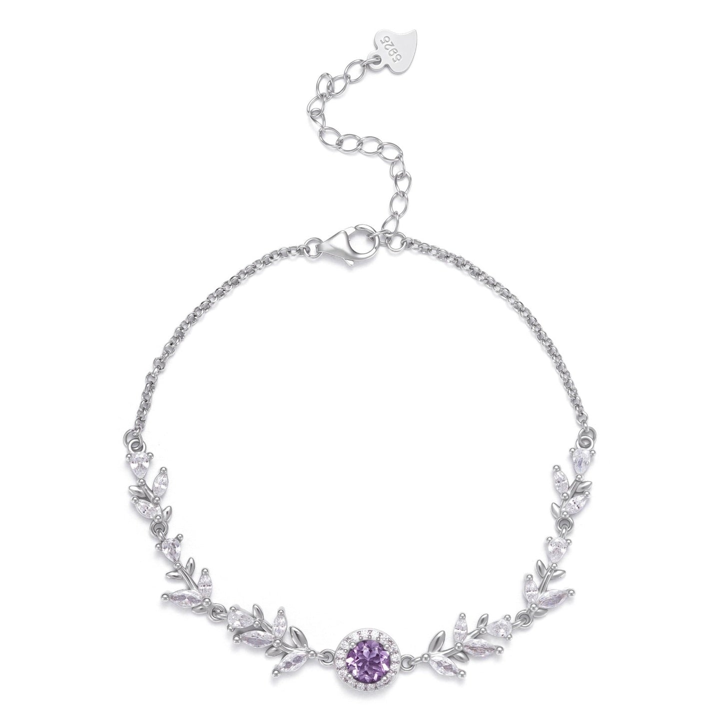 Wheatline Bracelet - Featuring Amethyst