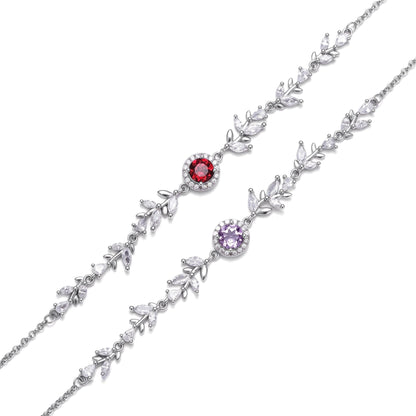 Wheatline Bracelet - Featuring Amethyst