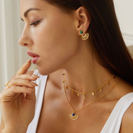 Zen Fan Necklace